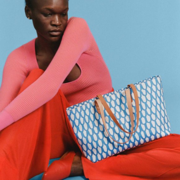 Mansur Gavriel x Marimekko Printed Tote Limited Edition in Suomo made in ITALY